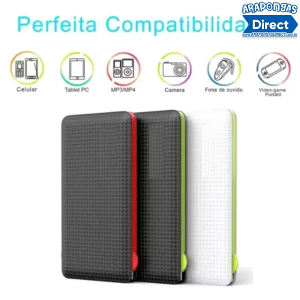 Carregador portatil power bank 10000mAh ALTOMEX / KAPBOM