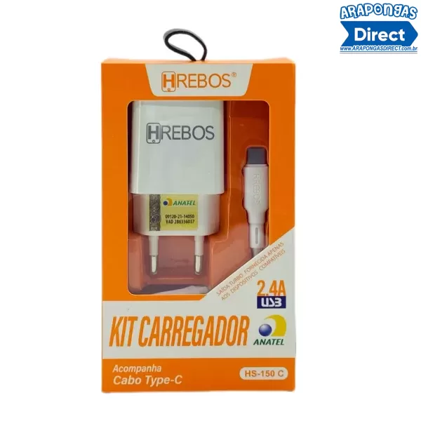 Carregador dual USB  HREBOS 3.1A V8