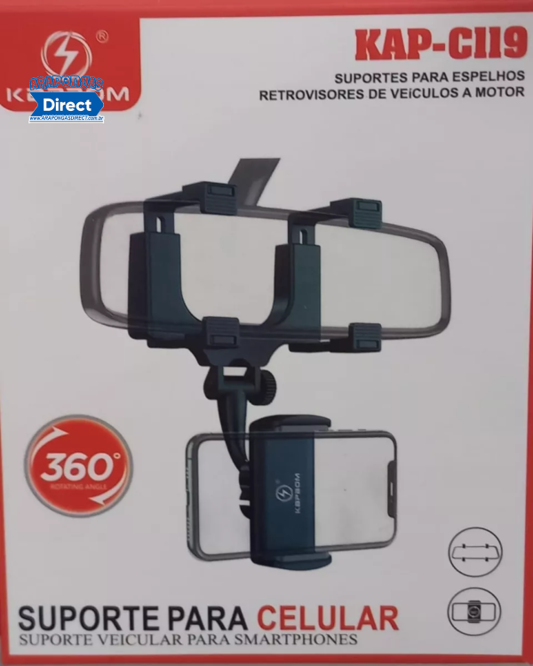 Suporte de Celular para Retrovisor de Carro - Image 4