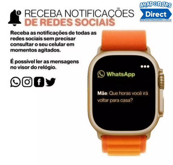 Relógio Smartwatch Gs8 Ultra Nfc Series 8 - Image 4