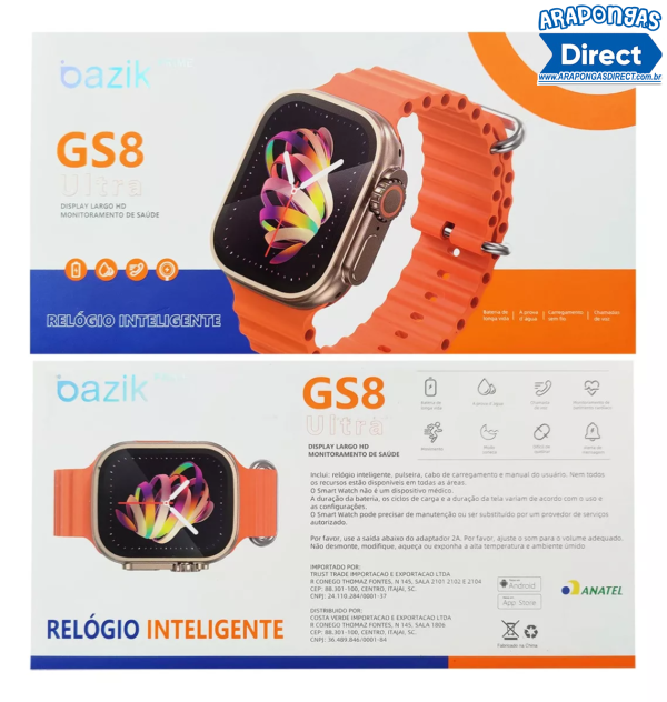 Relógio Smartwatch Gs8 Ultra Nfc Series 8 - Image 2