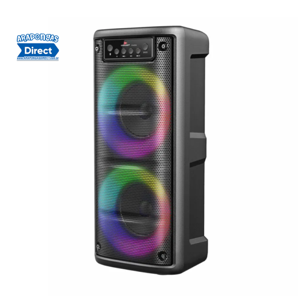 Caixa de Som Bluetooth com Luz RGB 20W - Grasep - D-4234