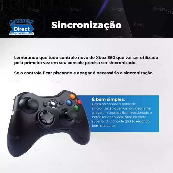 Controle Xbox 360 sem fio - Image 3