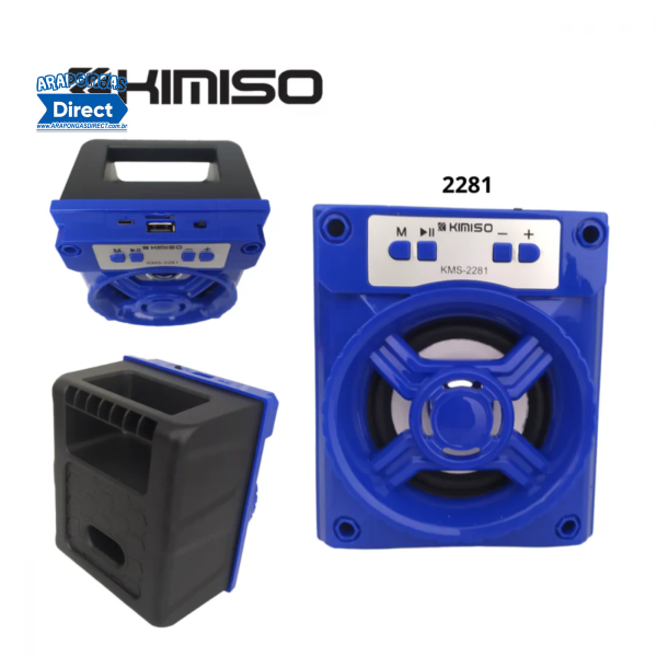 Caixa de Som Portátil Bluetooth Kimiso KMS-2281