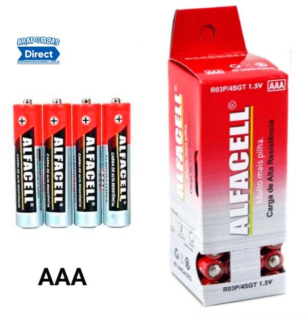 Pilha Palito AAA Alfacell