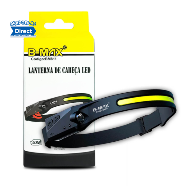 Lanterna Para Cabeça Com Sensor - Altomex Al-b1902/ B-max BM-811 - Image 4