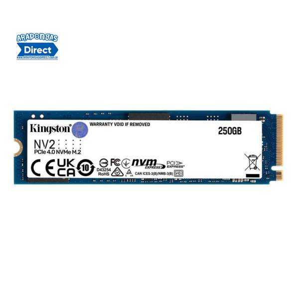 SSD M.2 Kingston NV2 PCIe 4.0, 250GB, 3000MBs - Image 2