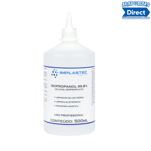 Álcool Isopropílico Isopropanol 99,8% - 250ml/500ml/1L